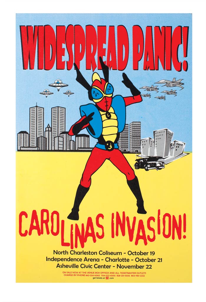 2000 Carolinas Invasion Tour tour poster