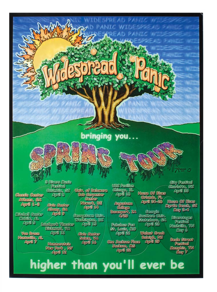 2000 Spring Tour tour poster by Ronnie O.