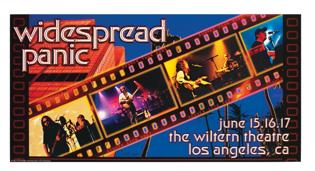 2001 Summer Tour tour poster by J.T. Lucchesi