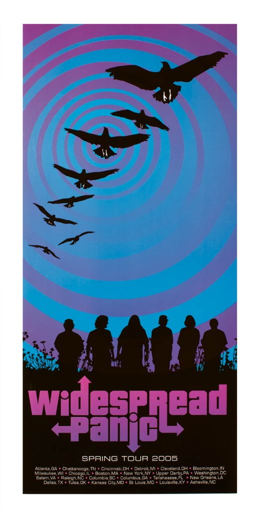 2005 Spring Tour tour poster by Chris Bilheimer