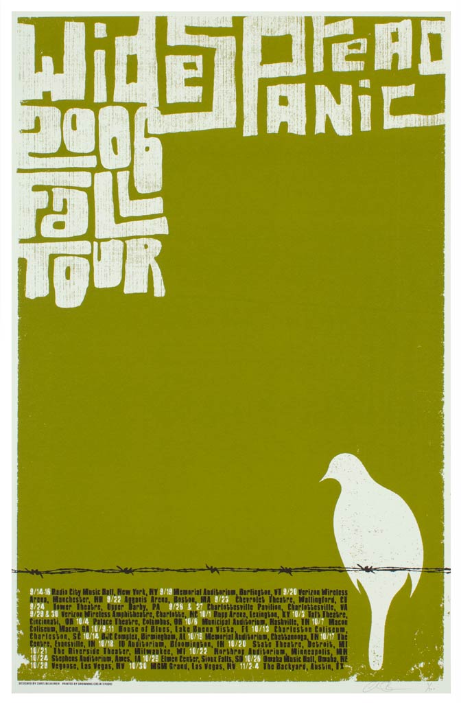 2006 Fall Tour tour poster by Chris Bilheimer