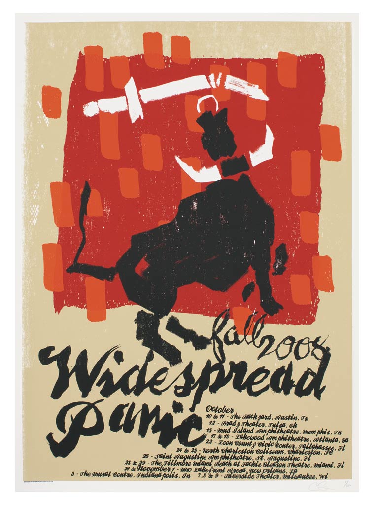2008 Fall Tour tour poster by Chris Bilheimer