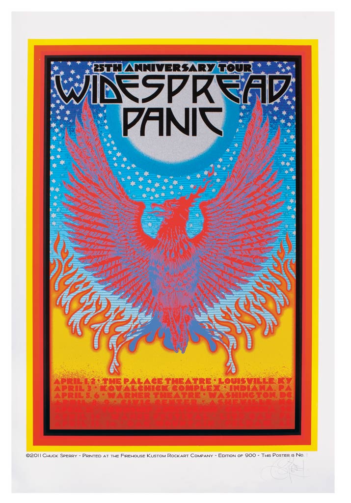 2011 Spring Tour tour poster by Chuck Sperry