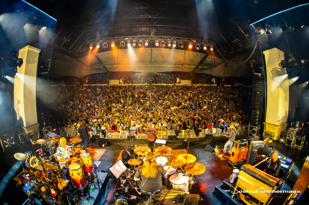 Widespread Panic performing live at the St. Augustine Amphitheatre on Saturday, March 22, 2025