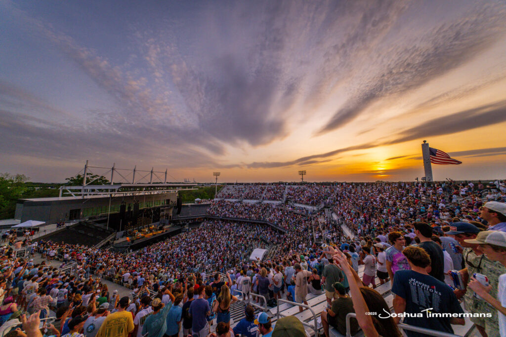 Scenes from the May 16, 2025 Widespread Panic performance at Credit One Stadium in Charleston, SC