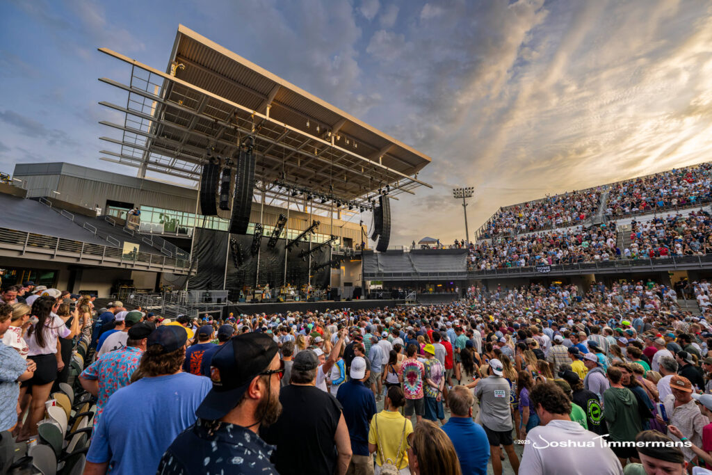 Scenes from the May 17, 2025 Widespread Panic performance at Credit One Stadium in Charleston, SC