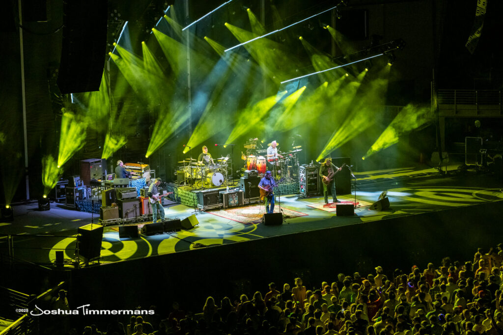 Scenes from the May 17, 2025 Widespread Panic performance at Credit One Stadium in Charleston, SC