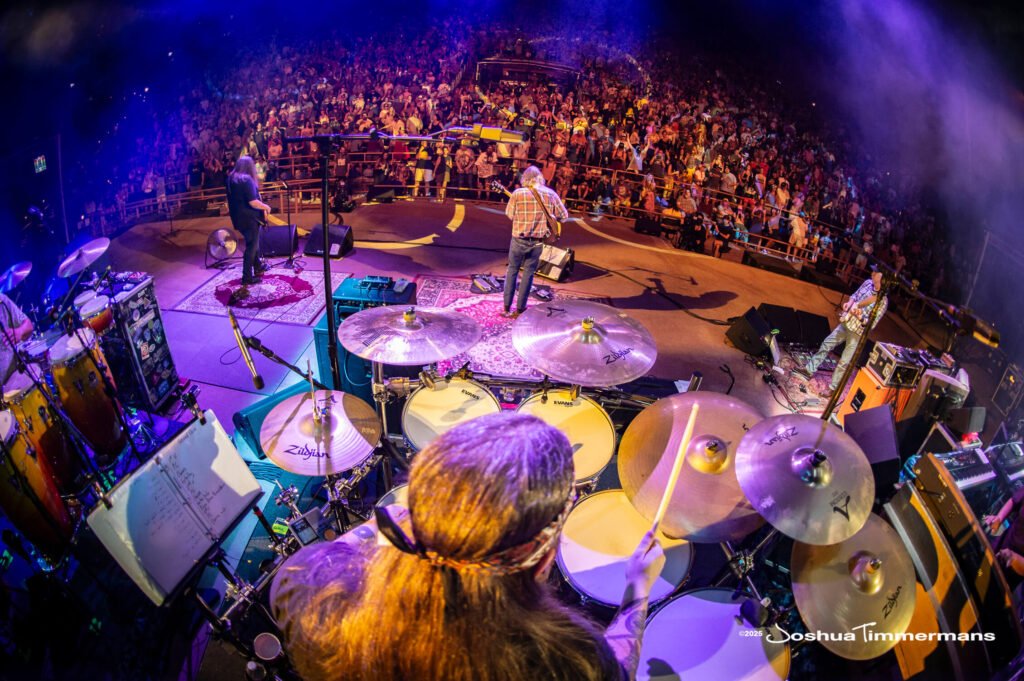 Scene from Widespread Panic&#039;s show at Red Rocks Amphitheatre in Morrison, CO on Friday, June 27, 2025