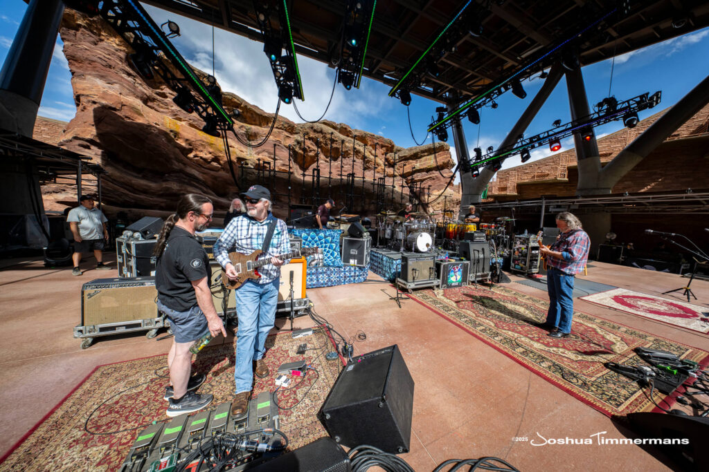 Scene from Widespread Panic&#039;s show at Red Rocks Amphitheatre in Morrison, CO on Friday, June 27, 2025