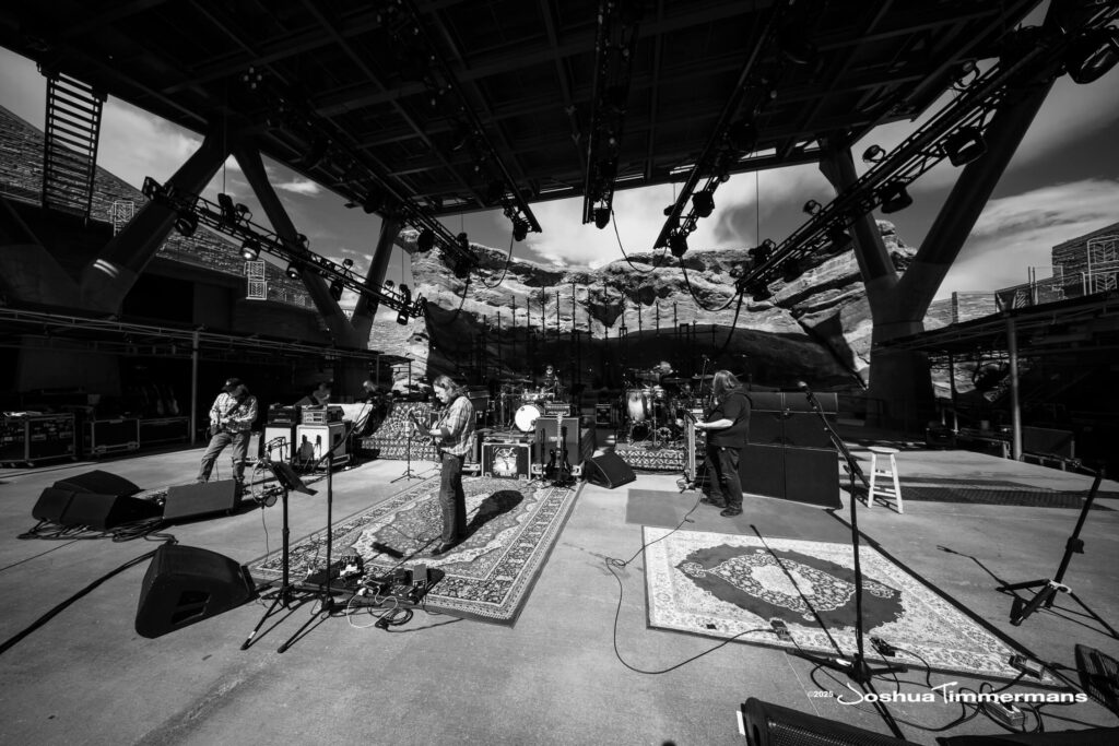 Scene from Widespread Panic&#039;s show at Red Rocks Amphitheatre in Morrison, CO on Friday, June 27, 2025
