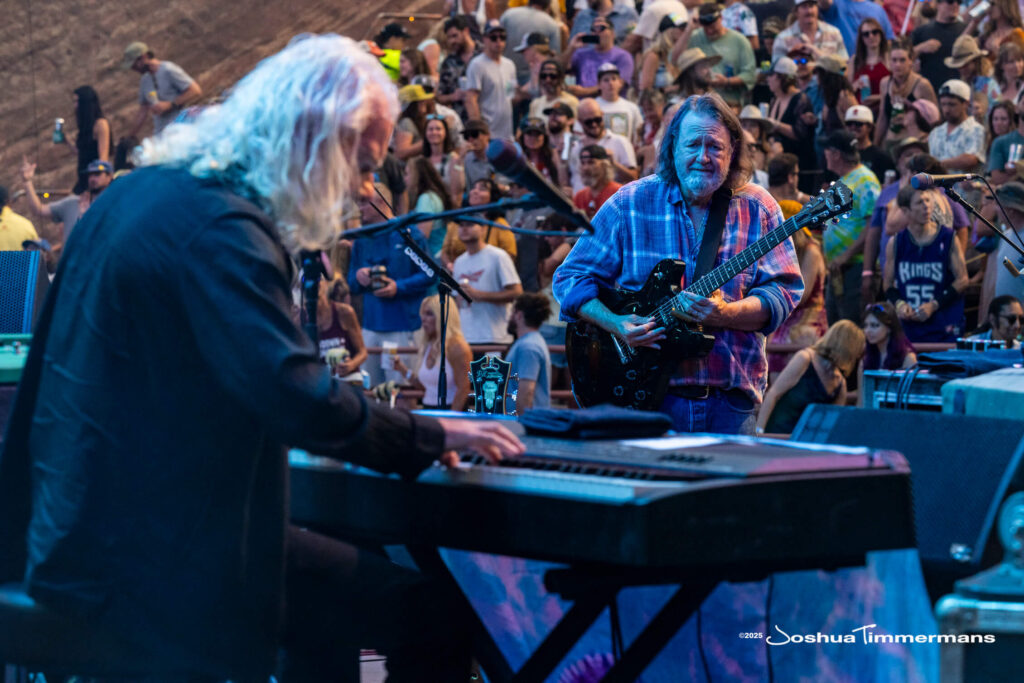 Scene from Widespread Panic&#039;s show at Red Rocks Amphitheatre in Morrison, CO on Friday, June 27, 2025
