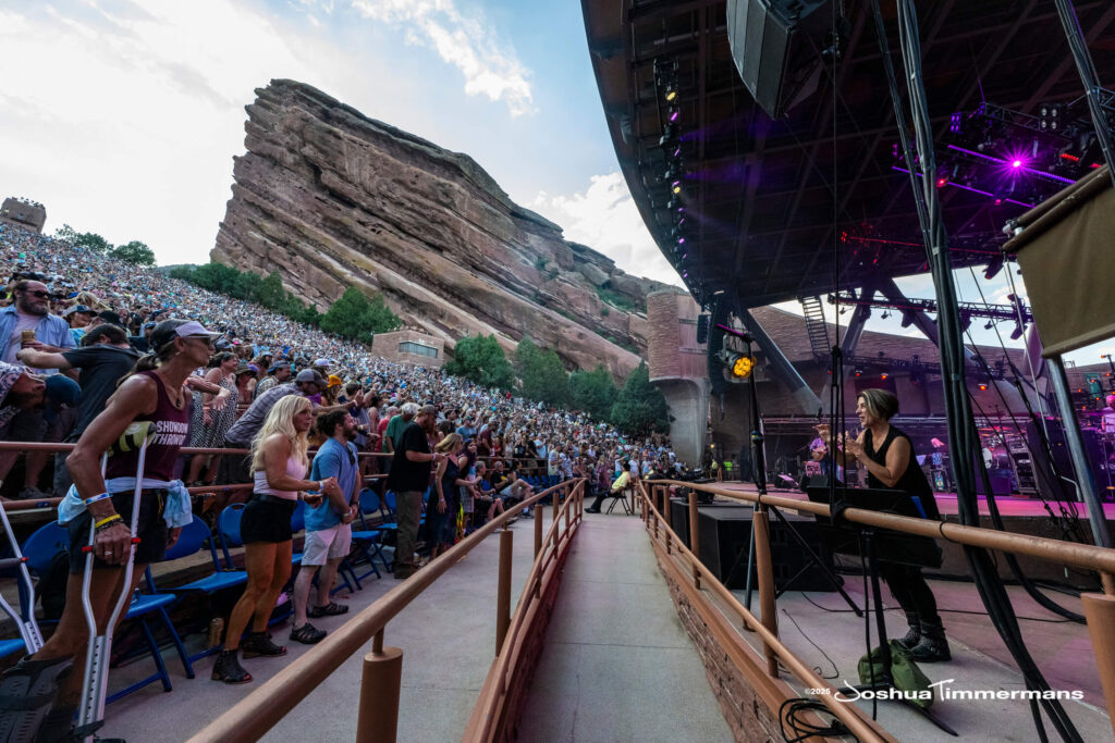 Scene from Widespread Panic&#039;s show at Red Rocks Amphitheatre in Morrison, CO on Friday, June 27, 2025