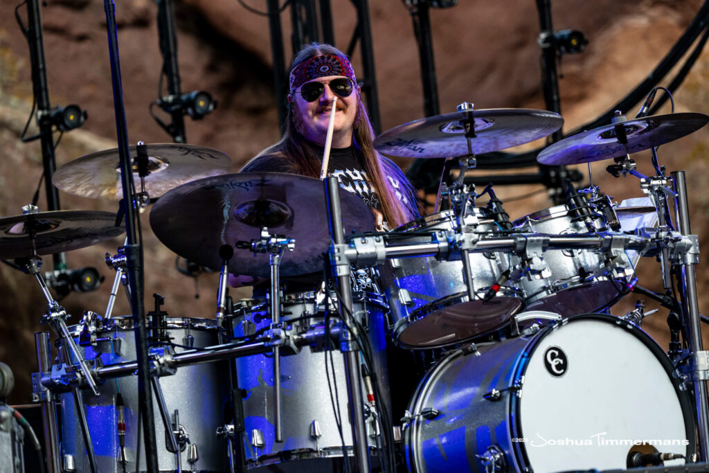 Scene from Widespread Panic&#039;s show at Red Rocks Amphitheatre in Morrison, CO on Friday, June 27, 2025