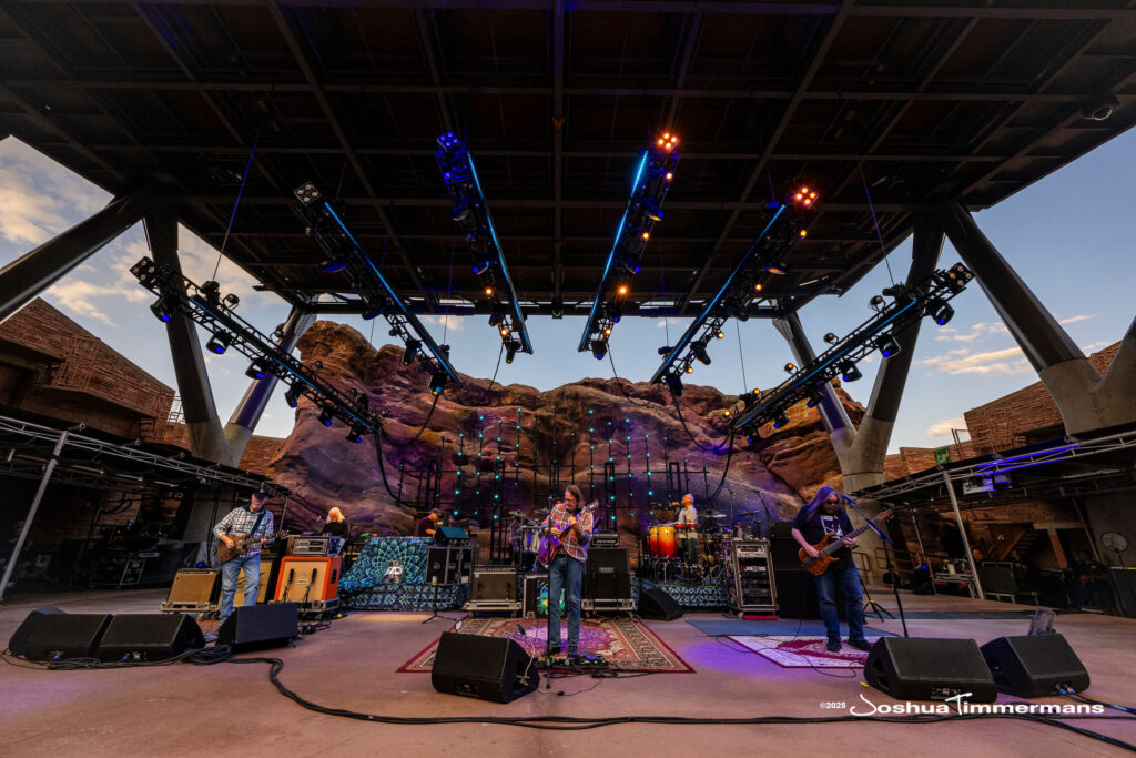 Scene from Widespread Panic&#039;s show at Red Rocks Amphitheatre in Morrison, CO on Friday, June 27, 2025