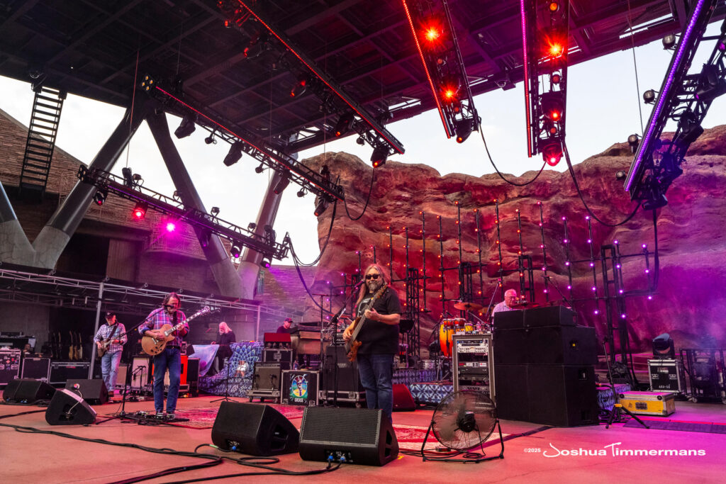 Scene from Widespread Panic&#039;s show at Red Rocks Amphitheatre in Morrison, CO on Friday, June 27, 2025