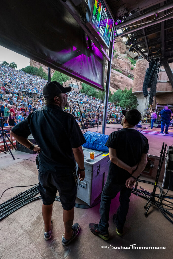 Scene from Widespread Panic&#039;s show at Red Rocks Amphitheatre in Morrison, CO on Friday, June 27, 2025