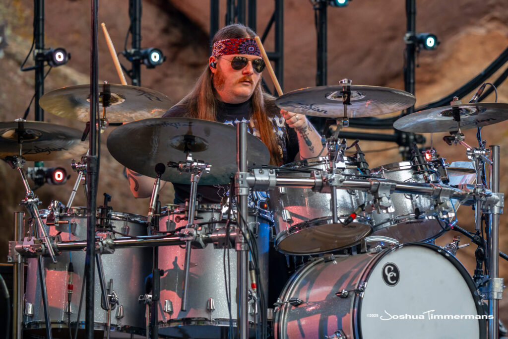 Scene from Widespread Panic&#039;s show at Red Rocks Amphitheatre in Morrison, CO on Friday, June 27, 2025