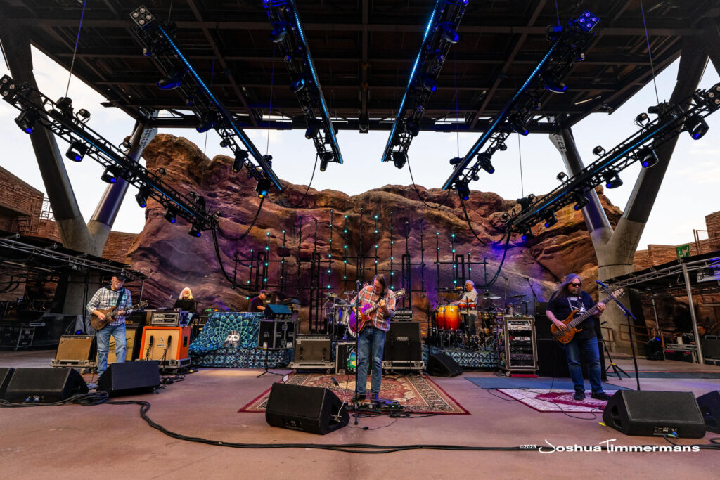 Scene from Widespread Panic&#039;s show at Red Rocks Amphitheatre in Morrison, CO on Friday, June 27, 2025