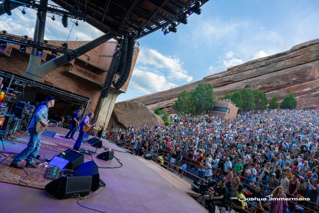 Scene from Widespread Panic&#039;s show at Red Rocks Amphitheatre in Morrison, CO on Friday, June 27, 2025