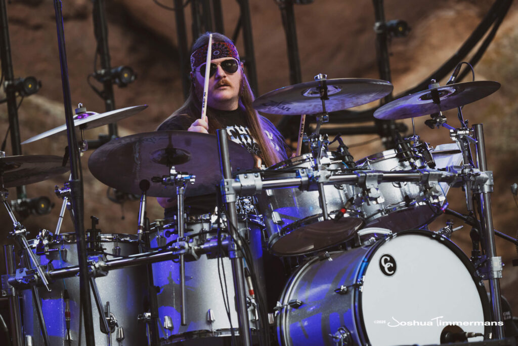 Scene from Widespread Panic&#039;s show at Red Rocks Amphitheatre in Morrison, CO on Friday, June 27, 2025