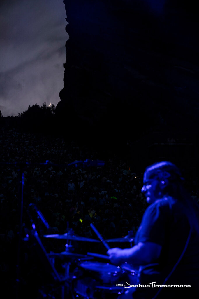 Scene from Widespread Panic&#039;s show at Red Rocks Amphitheatre in Morrison, CO on Friday, June 27, 2025