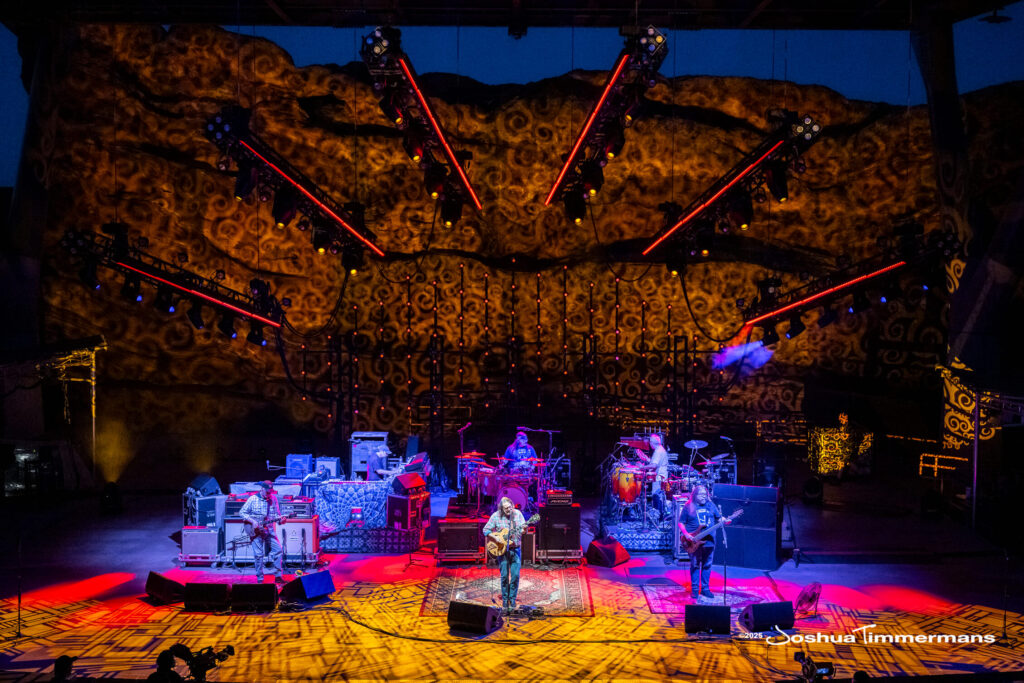 Scene from Widespread Panic&#039;s show at Red Rocks Amphitheatre in Morrison, CO on Friday, June 27, 2025