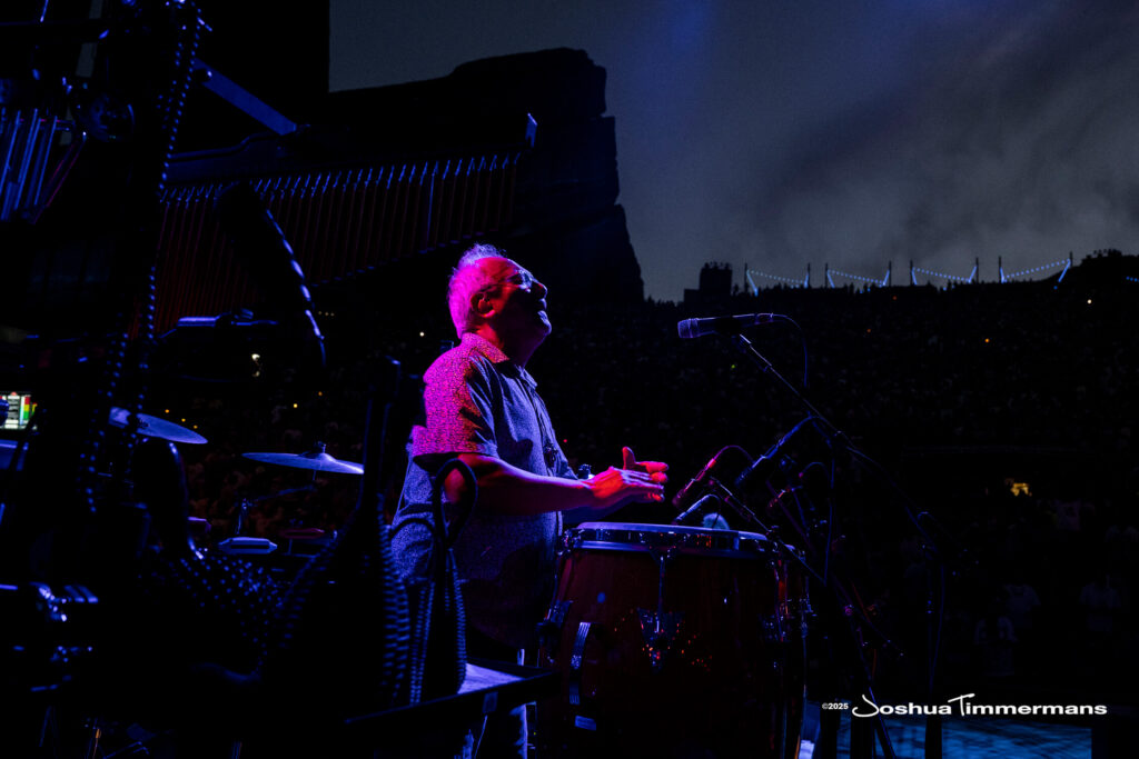 Scene from Widespread Panic&#039;s show at Red Rocks Amphitheatre in Morrison, CO on Friday, June 27, 2025
