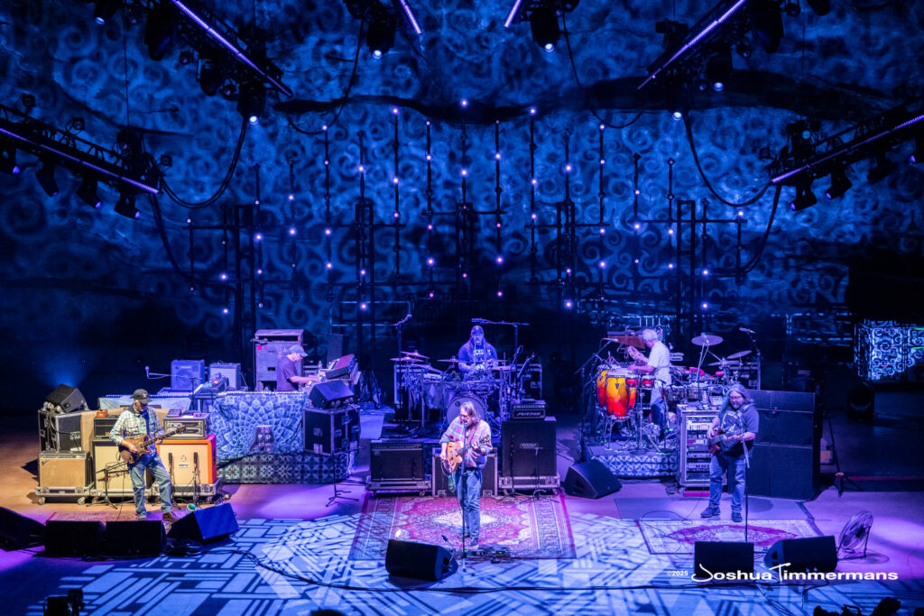 Scene from Widespread Panic&#039;s show at Red Rocks Amphitheatre in Morrison, CO on Friday, June 27, 2025