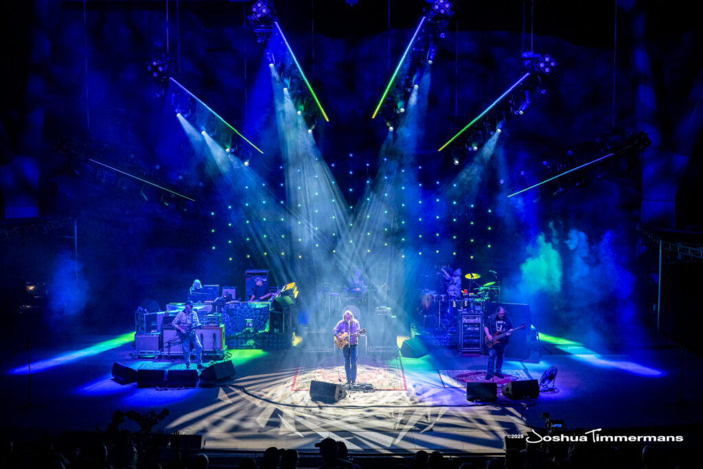 Scene from Widespread Panic&#039;s show at Red Rocks Amphitheatre in Morrison, CO on Friday, June 27, 2025