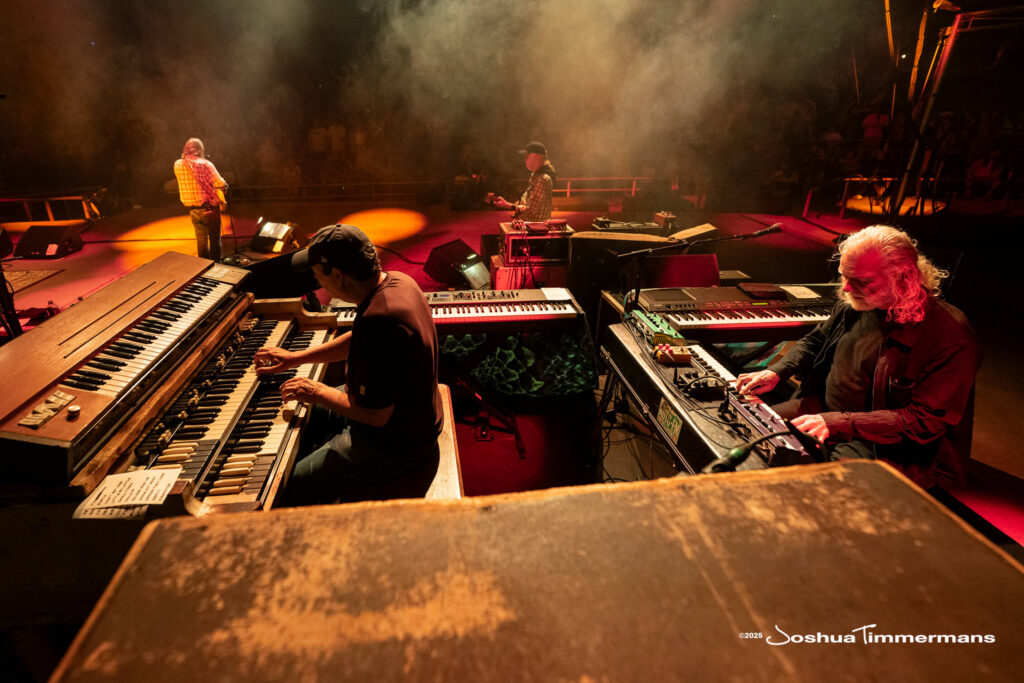 Scene from Widespread Panic&#039;s show at Red Rocks Amphitheatre in Morrison, CO on Friday, June 27, 2025