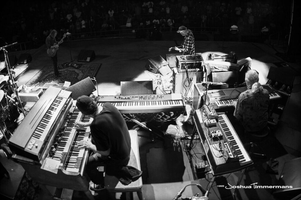 Scene from Widespread Panic&#039;s show at Red Rocks Amphitheatre in Morrison, CO on Saturday, June 28, 2025