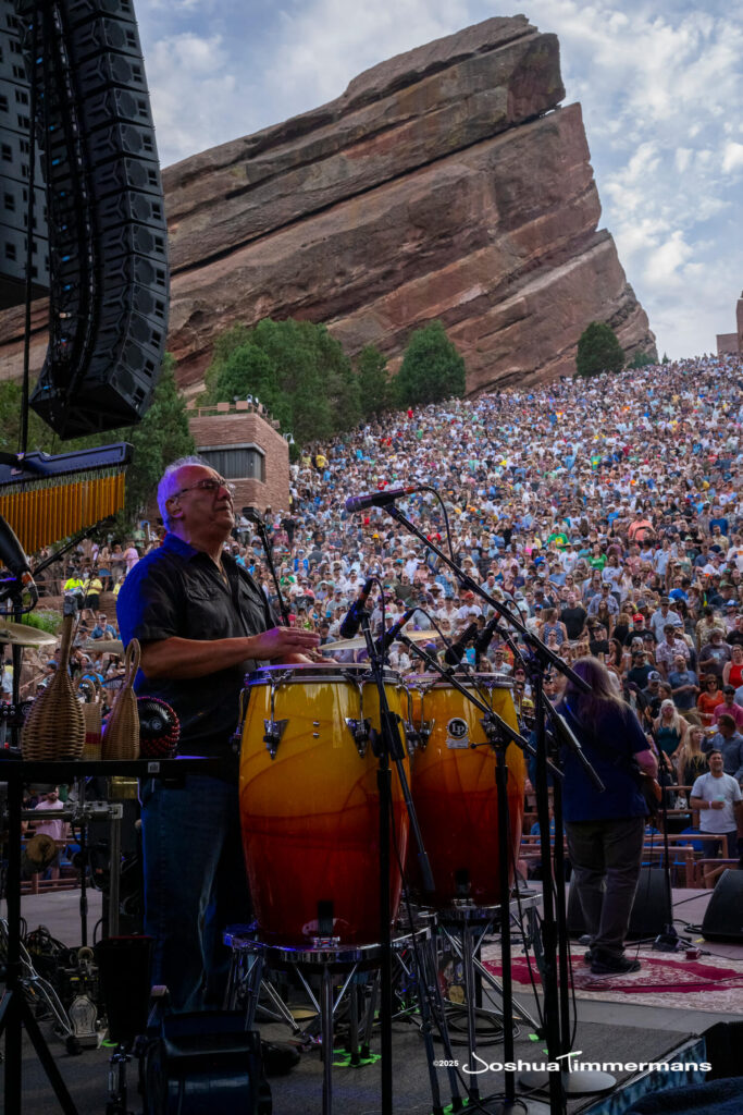 Scene from Widespread Panic&#039;s show at Red Rocks Amphitheatre in Morrison, CO on Saturday, June 28, 2025