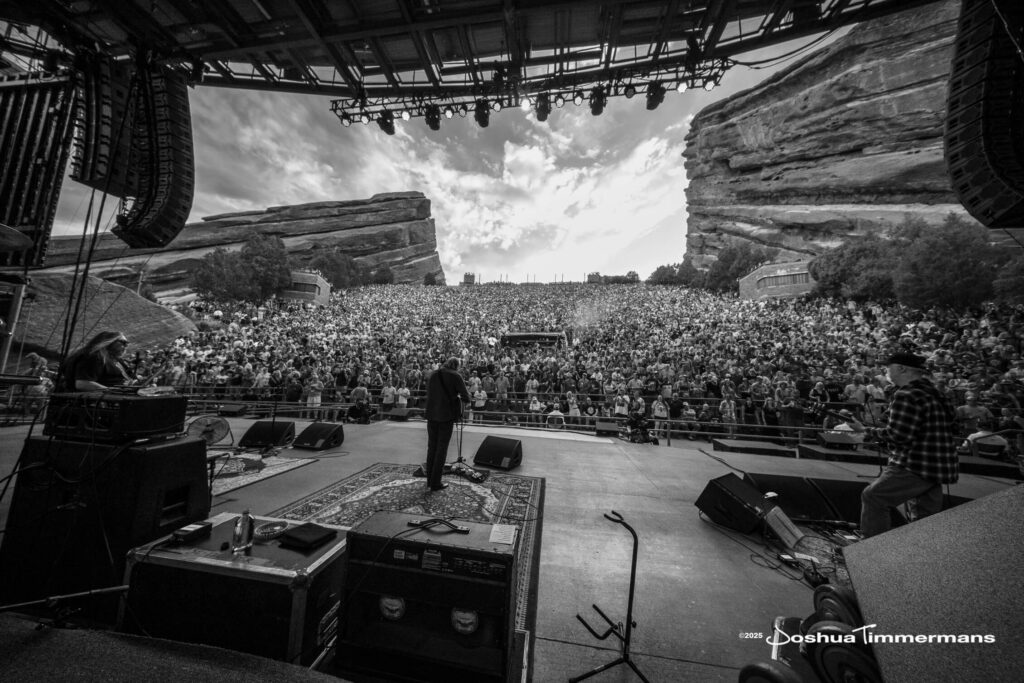 Scene from Widespread Panic&#039;s show at Red Rocks Amphitheatre in Morrison, CO on Saturday, June 28, 2025
