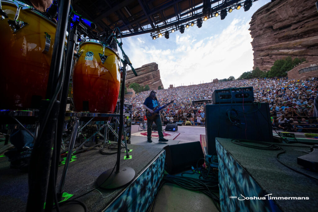 Scene from Widespread Panic&#039;s show at Red Rocks Amphitheatre in Morrison, CO on Saturday, June 28, 2025