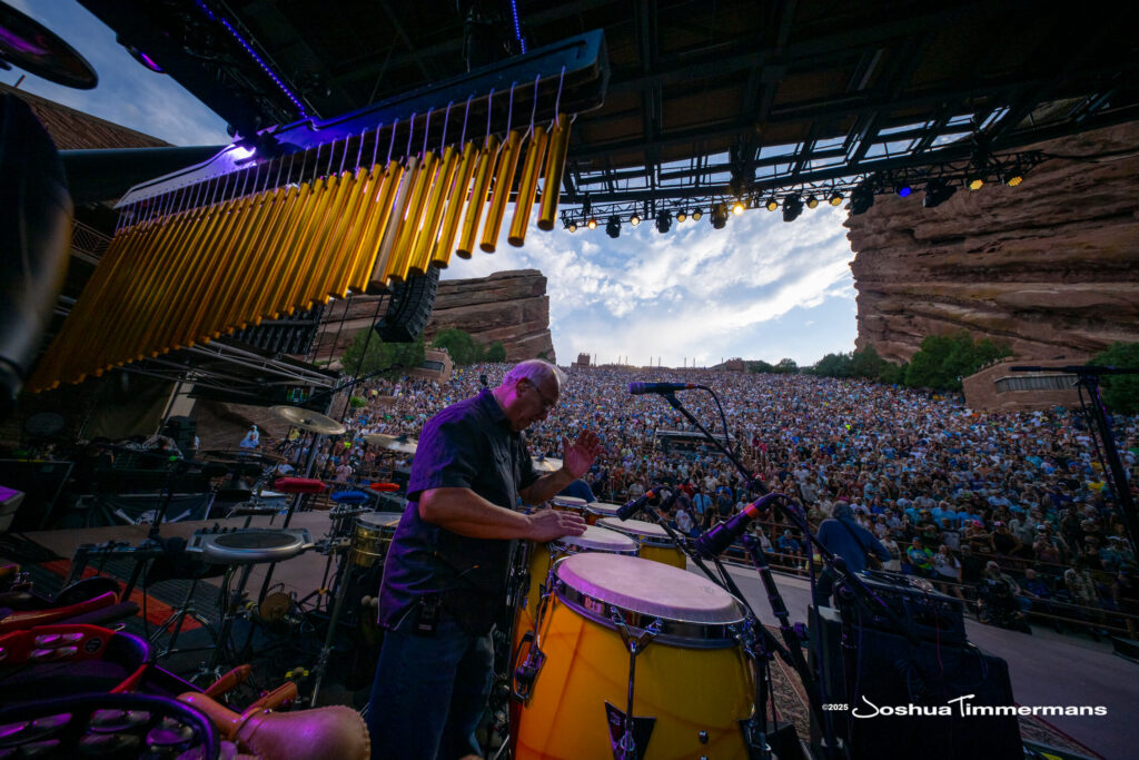 Scene from Widespread Panic&#039;s show at Red Rocks Amphitheatre in Morrison, CO on Saturday, June 28, 2025