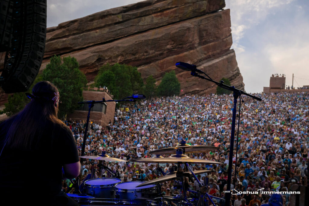 Scene from Widespread Panic&#039;s show at Red Rocks Amphitheatre in Morrison, CO on Saturday, June 28, 2025
