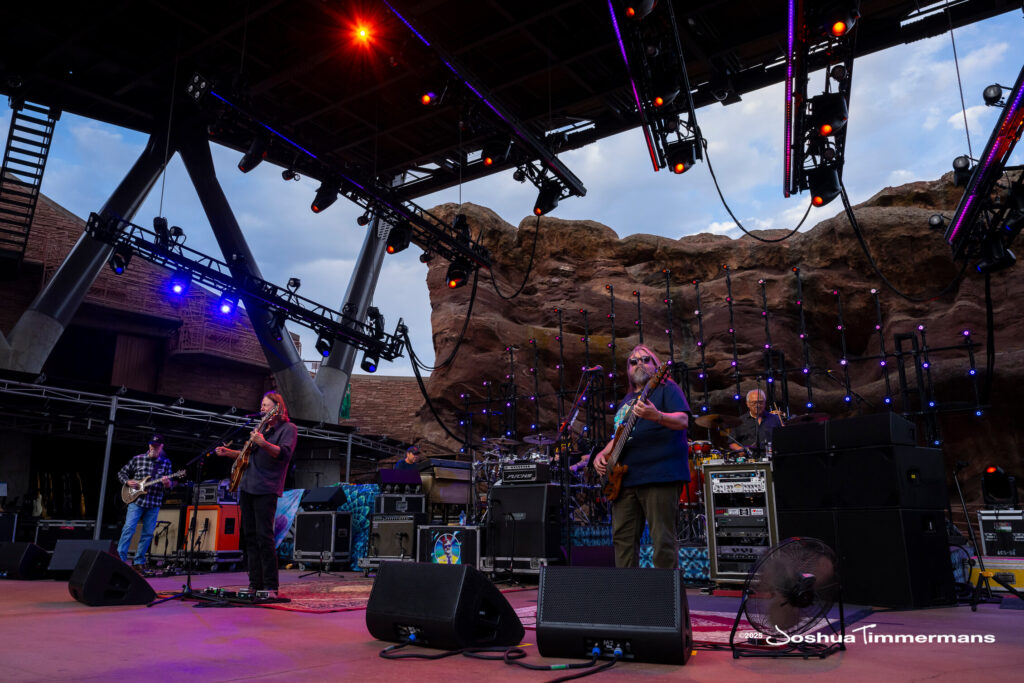 Scene from Widespread Panic&#039;s show at Red Rocks Amphitheatre in Morrison, CO on Saturday, June 28, 2025