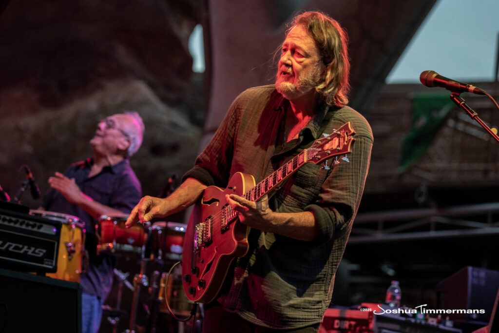 Scene from Widespread Panic&#039;s show at Red Rocks Amphitheatre in Morrison, CO on Saturday, June 28, 2025