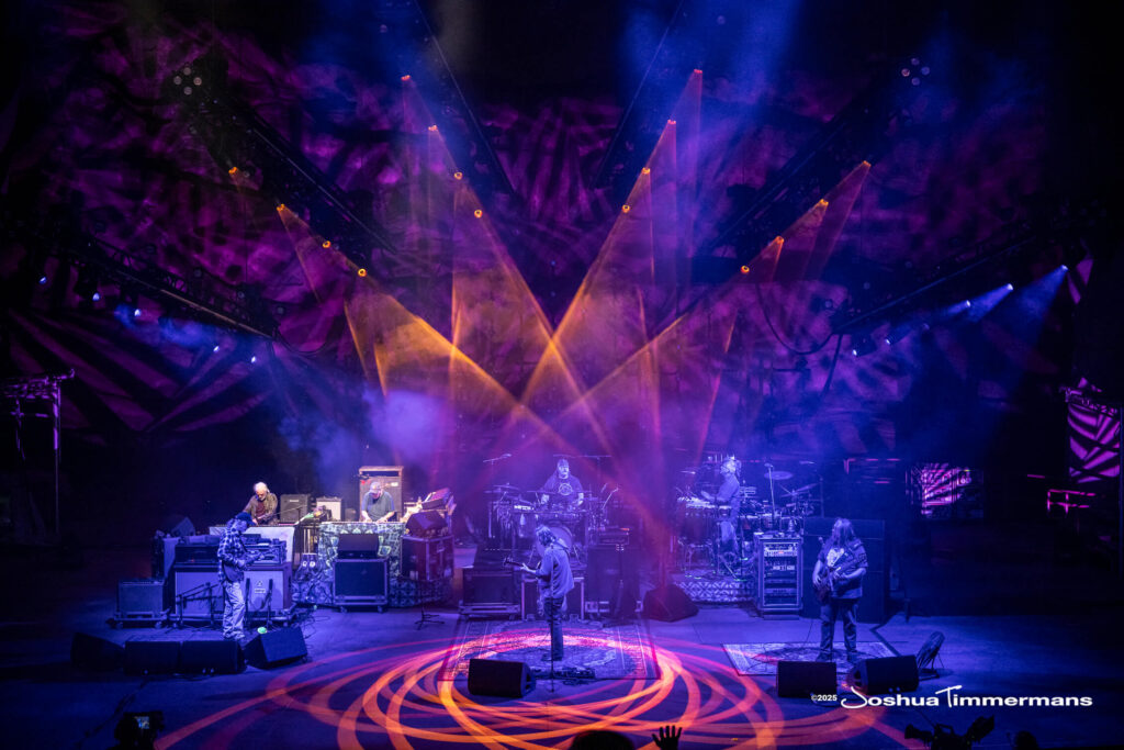 Scene from Widespread Panic&#039;s show at Red Rocks Amphitheatre in Morrison, CO on Saturday, June 28, 2025