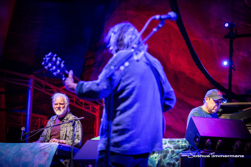 Scene from Widespread Panic&#039;s show at Red Rocks Amphitheatre in Morrison, CO on Saturday, June 28, 2025