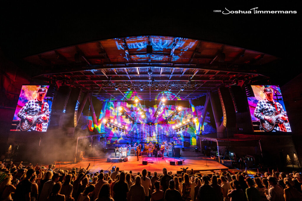 Scene from Widespread Panic&#039;s show at Red Rocks Amphitheatre in Morrison, CO on Saturday, June 28, 2025