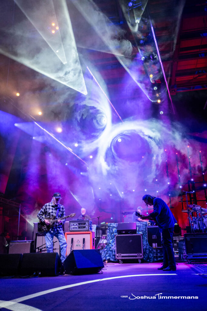 Scene from Widespread Panic&#039;s show at Red Rocks Amphitheatre in Morrison, CO on Saturday, June 28, 2025