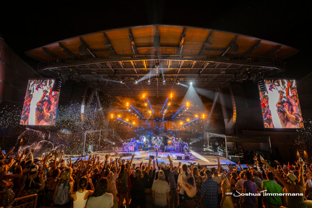 Scene from Widespread Panic&#039;s show at Red Rocks Amphitheatre in Morrison, CO on Saturday, June 28, 2025