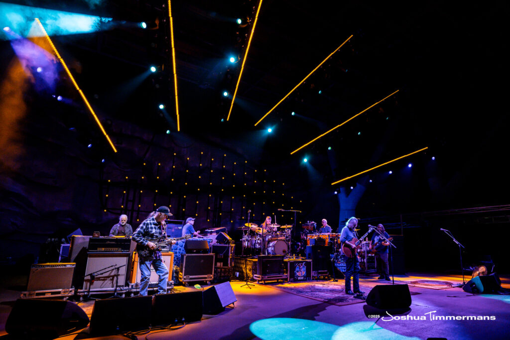 Scene from Widespread Panic&#039;s show at Red Rocks Amphitheatre in Morrison, CO on Saturday, June 28, 2025