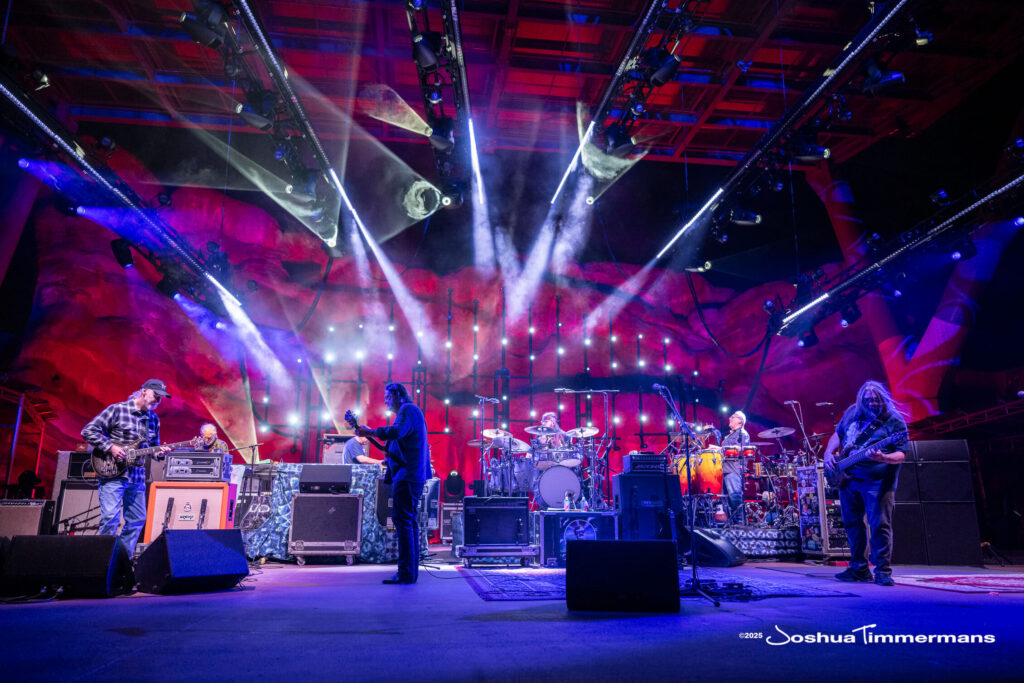 Scene from Widespread Panic&#039;s show at Red Rocks Amphitheatre in Morrison, CO on Saturday, June 28, 2025
