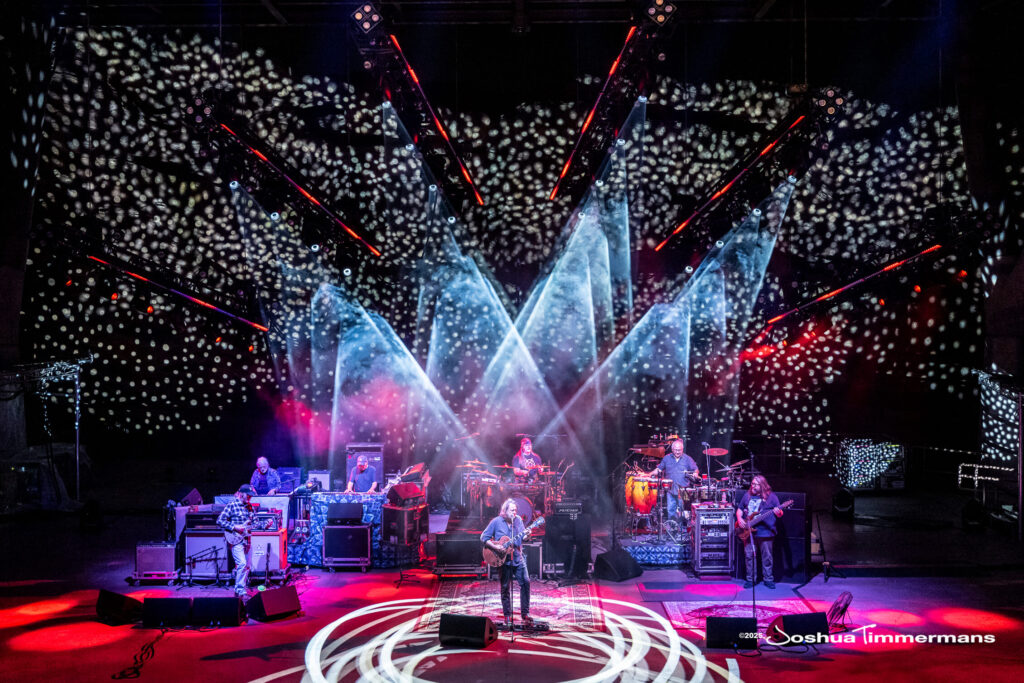 Scene from Widespread Panic&#039;s show at Red Rocks Amphitheatre in Morrison, CO on Saturday, June 28, 2025