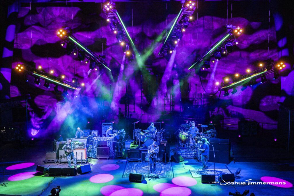 Scene from Widespread Panic&#039;s show at Red Rocks Amphitheatre in Morrison, CO on Saturday, June 28, 2025