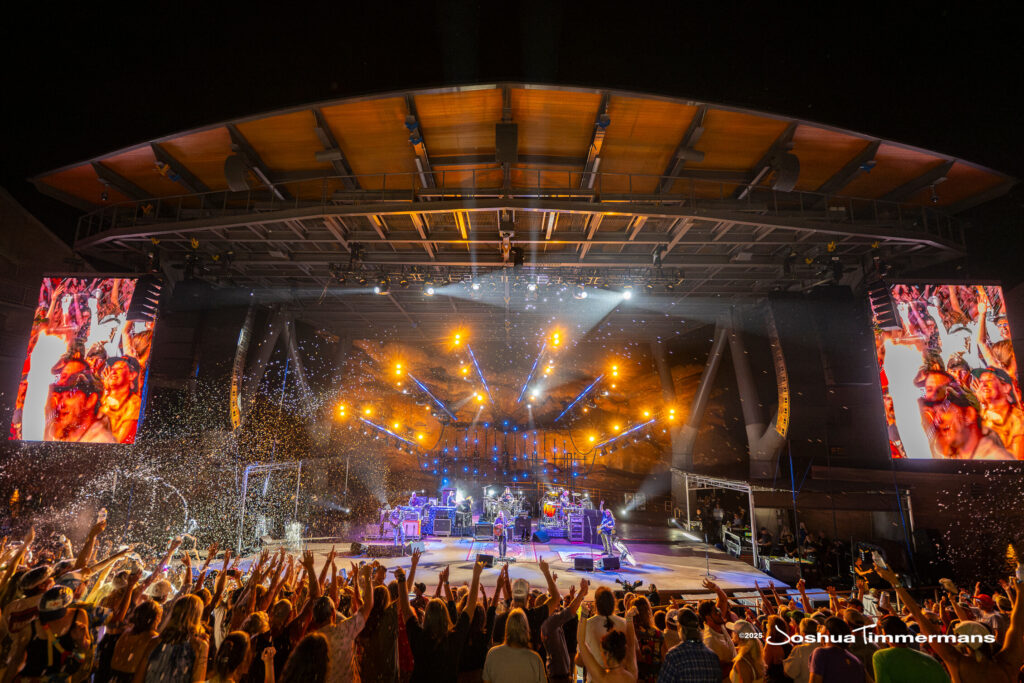 Scene from Widespread Panic&#039;s show at Red Rocks Amphitheatre in Morrison, CO on Saturday, June 28, 2025