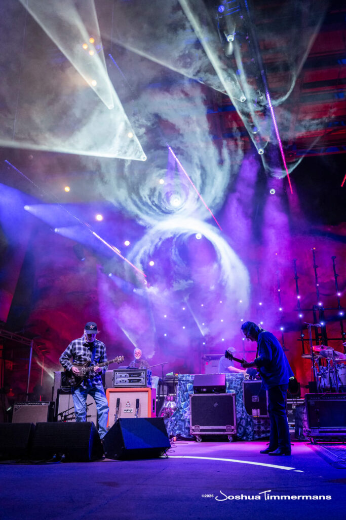 Scene from Widespread Panic&#039;s show at Red Rocks Amphitheatre in Morrison, CO on Saturday, June 28, 2025