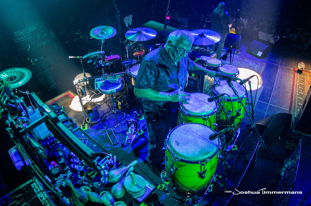 A moment from the Widespread Panic July 24, 2025 performance in Asheville, NC